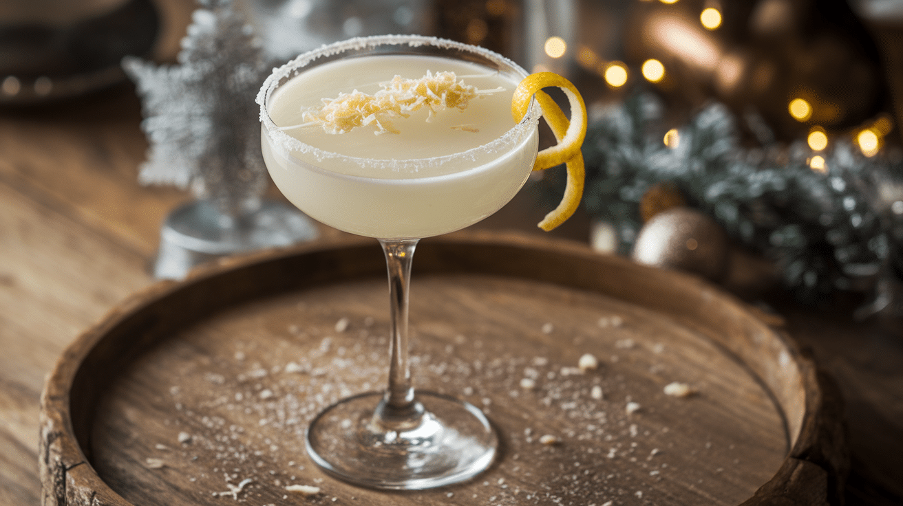 Chilled Snowflake Martini Recipe