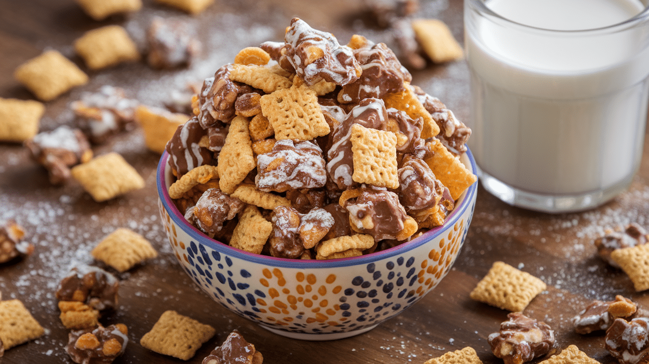 Delicious Chocolate Peanut Butter Puppy Chow Recipe