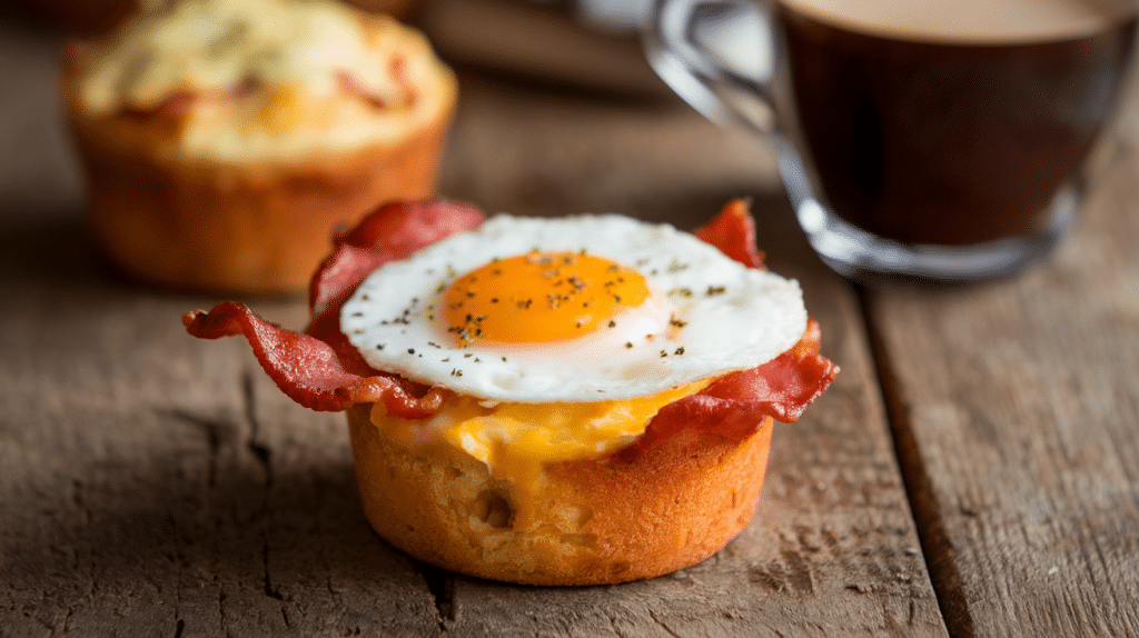 Savory Bacon & Egg Breakfast Muffin Recipe