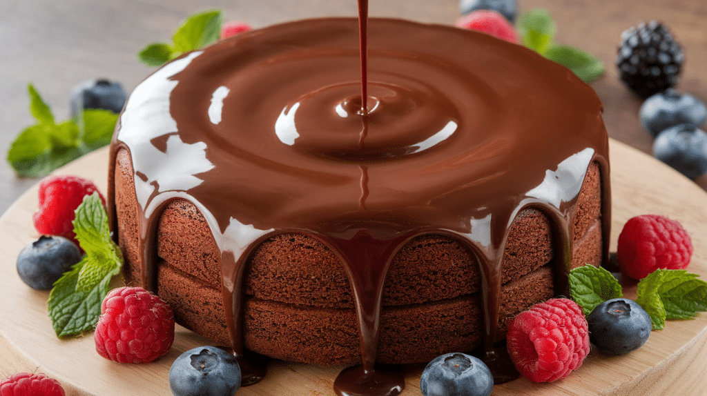 Rich and Silky Chocolate Glaze Recipe