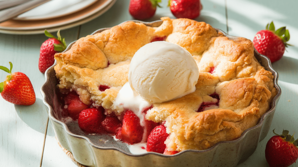 Classic Strawberry Cobbler Recipe