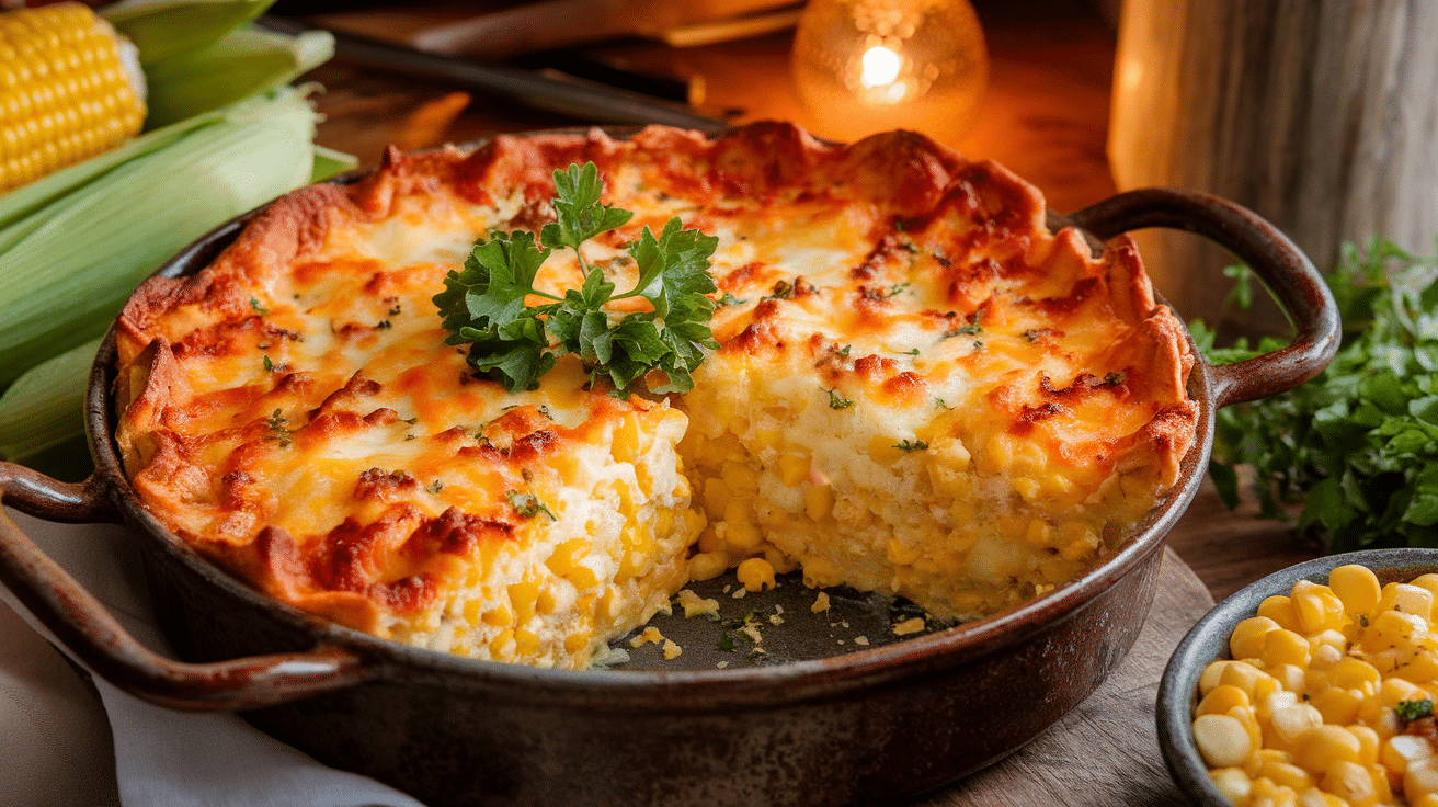 Deliciously Cheesy Corn Casserole Recipe