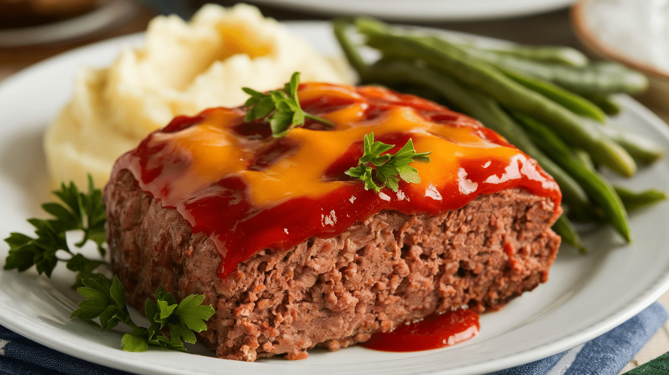 Savory Cheeseburger Meatloaf Recipe