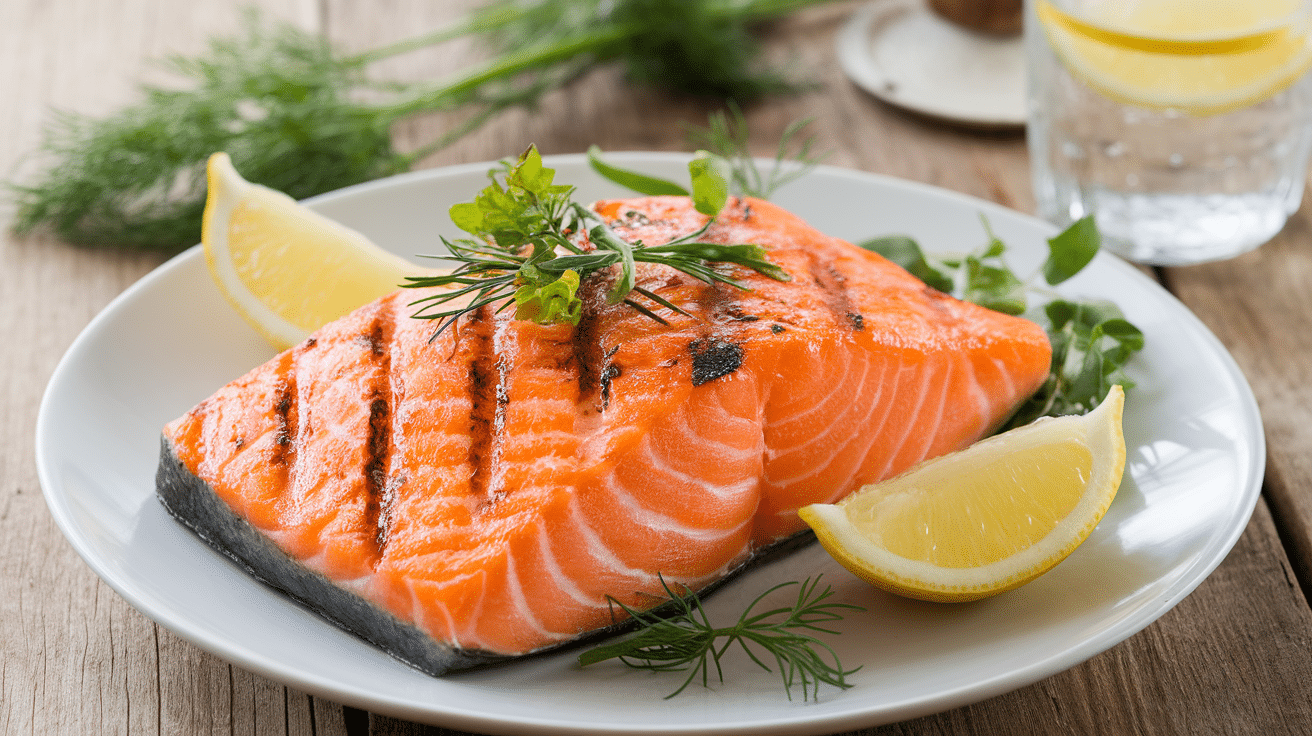 Grilled Lemon Herb Salmon Recipe