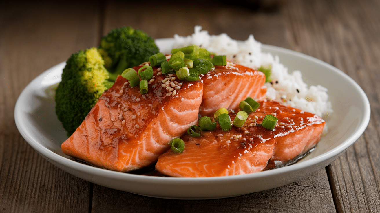 Delicious Honey Garlic Glazed Salmon Recipe