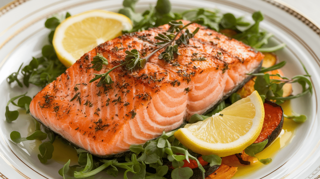 Delicious Baked Salmon Recipe with Herbs and Lemon