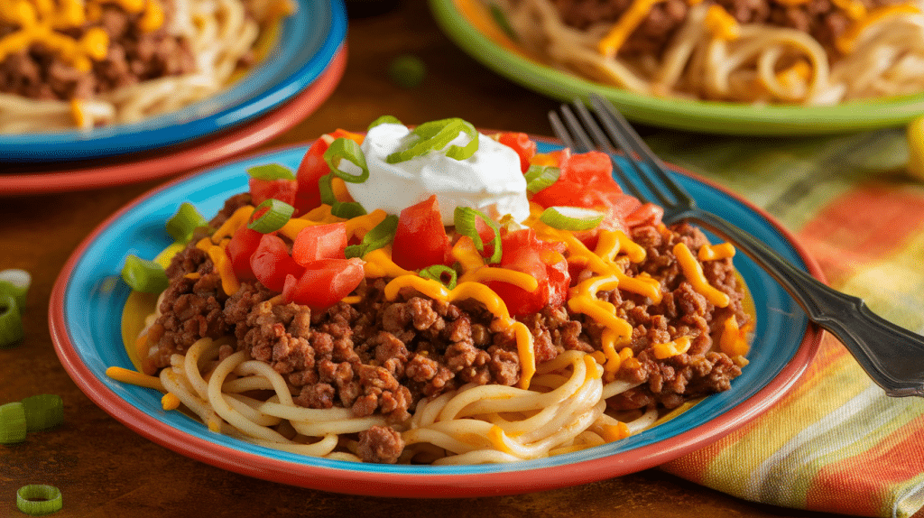 Delicious Taco Spaghetti Recipe