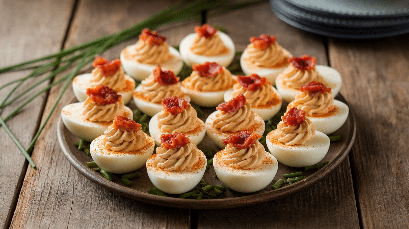 Gourmet Million Dollar Deviled Eggs Recipe