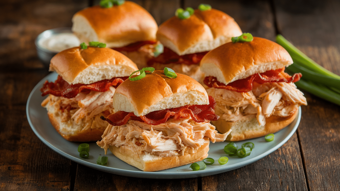 Savory Crack Chicken Sliders Recipe