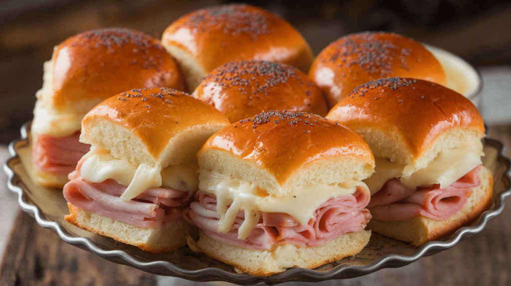 Baked Ham and Cheese Sliders Recipe