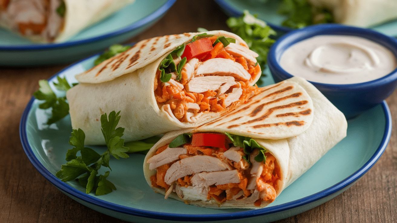 Spicy Buffalo Chicken Wraps Recipe