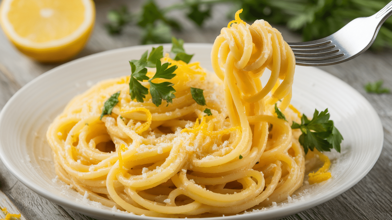 Zesty Lemon Spaghetti Recipe