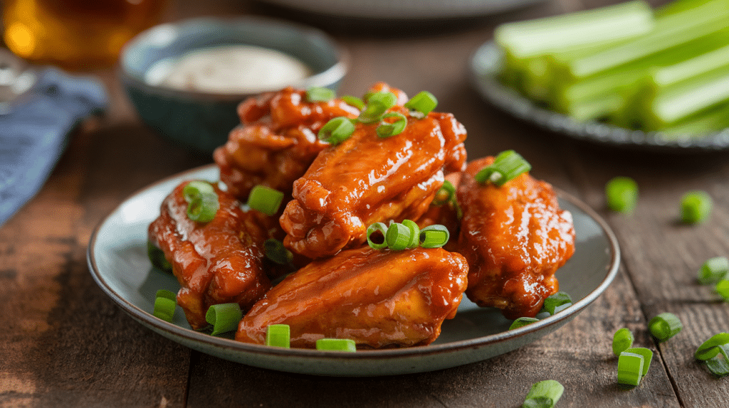 Sweet and Spicy Honey Sriracha Chicken Wings