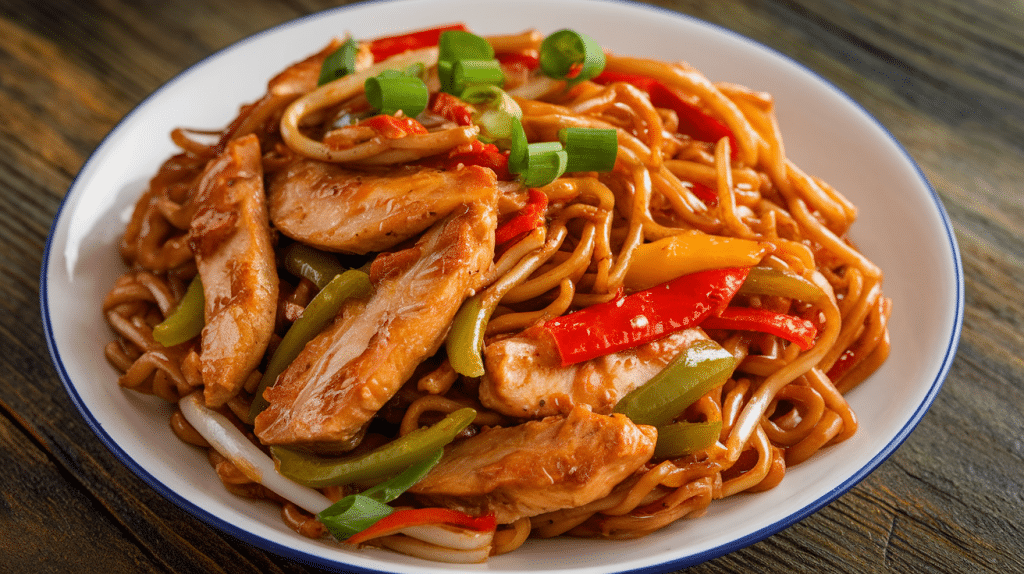 Savory Chicken Chow Mein Recipe