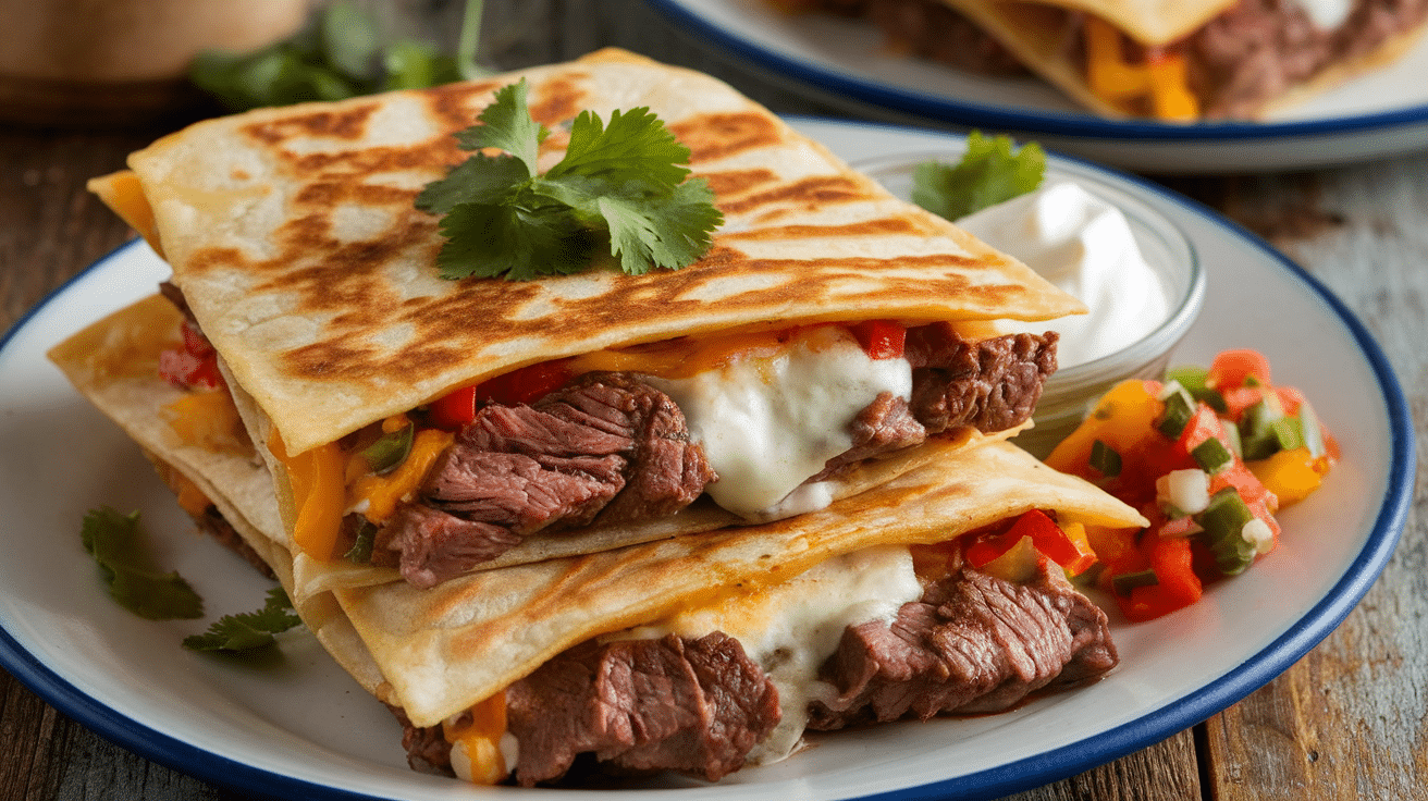 Savory Steak Quesadillas Recipe