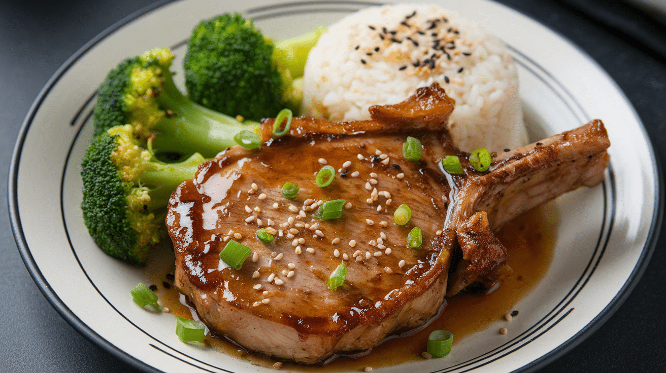 Sweet and Savory Honey Garlic Pork Chops