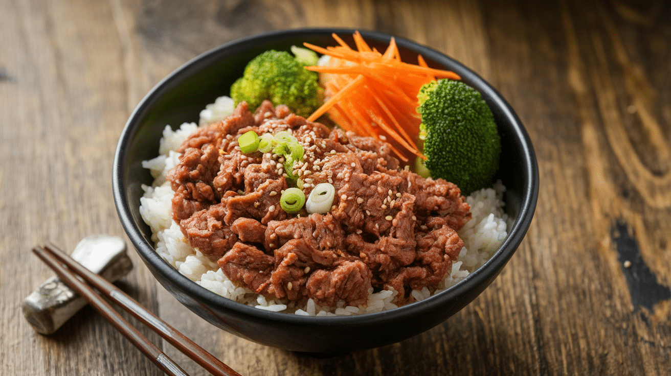 Savory Korean Beef Bowl Recipe