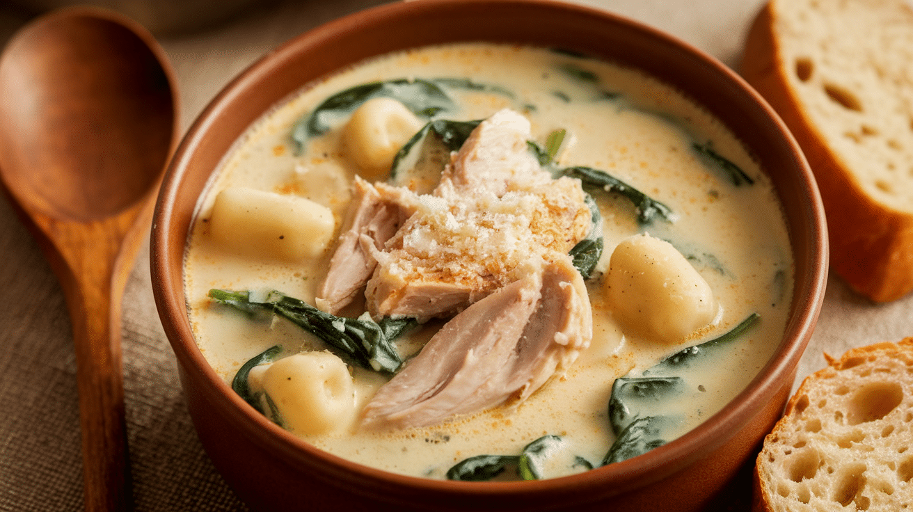 Creamy Chicken and Gnocchi Soup Recipe