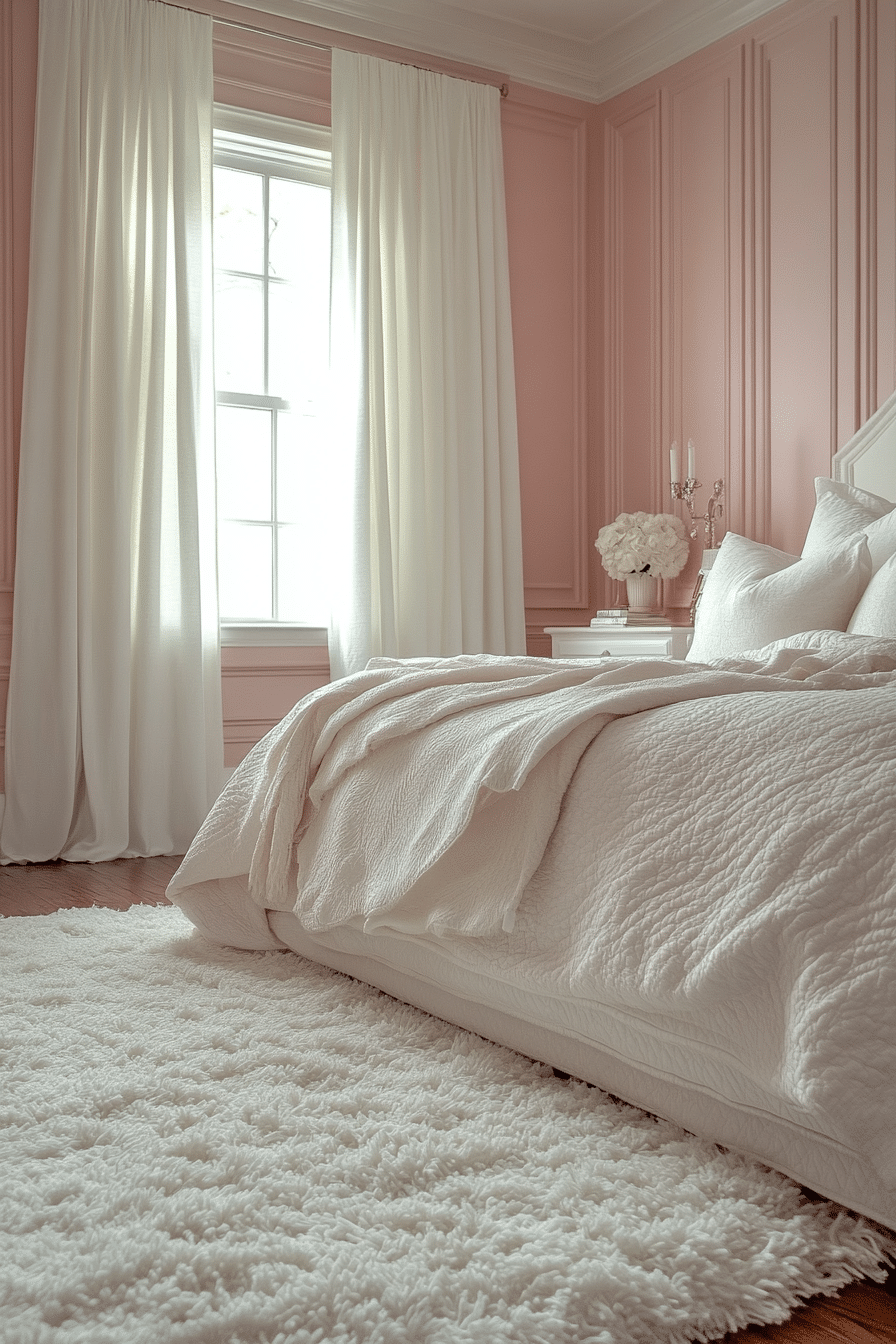 20 Pink and White Bedroom Ideas That Exude Softness and Sophistication