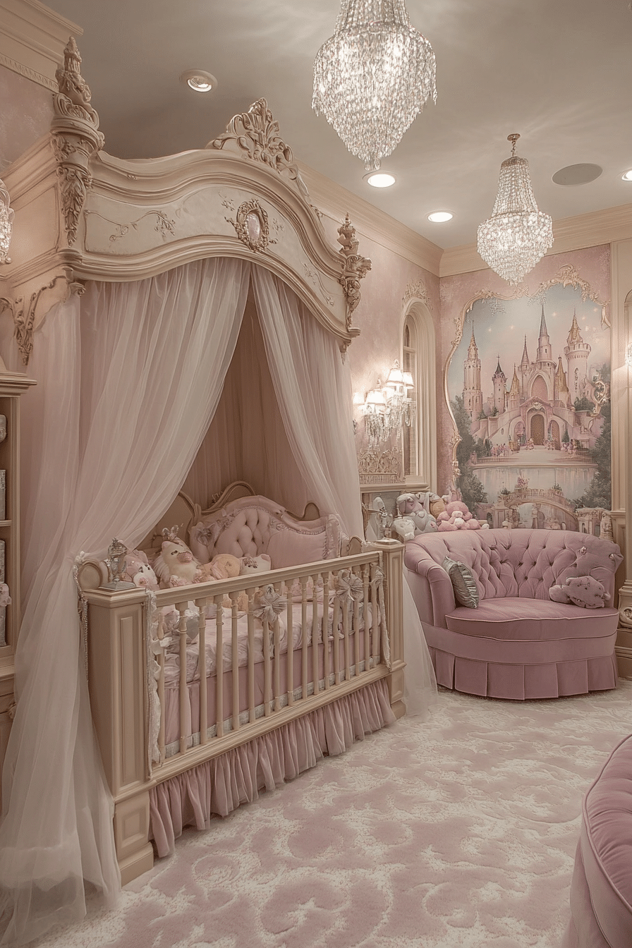 20 Nursery Room Ideas for a Girl Ideas to Highlight Soft and Feminine Tones