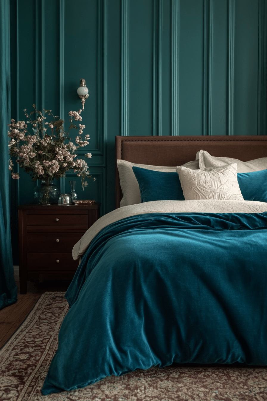 19 Dark Teal Bedroom Ideas for a Cozy and Dramatic Vibe