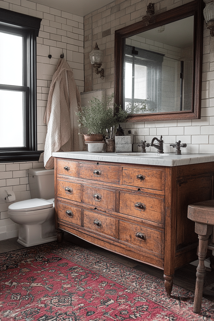 19 Vintage Modern Master Bath Ideas for a Unique Aesthetic