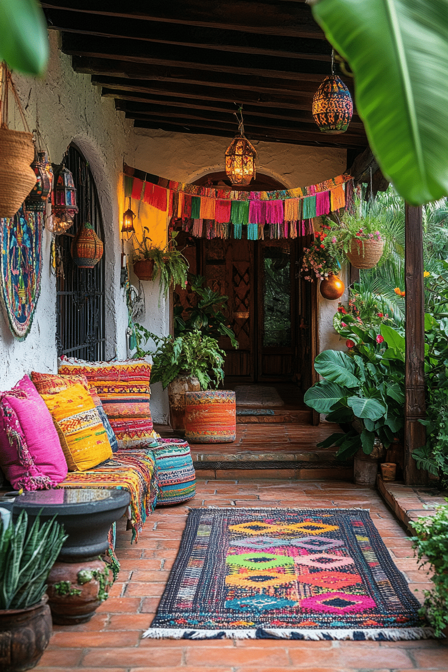 20 Boho Entryway Ideas for a Relaxing and Beautiful Way to Greet Guests