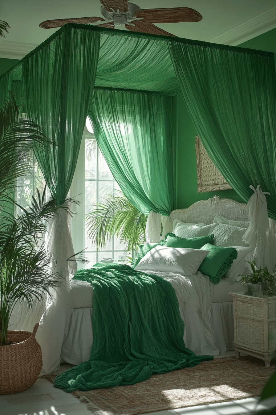 20 Emerald Green Art Deco Bedroom Ideas to Transform Your Bedroom into a Glamorous Haven