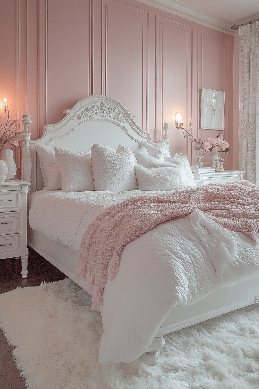 20 Pink and White Bedroom Ideas That Exude Softness and Sophistication