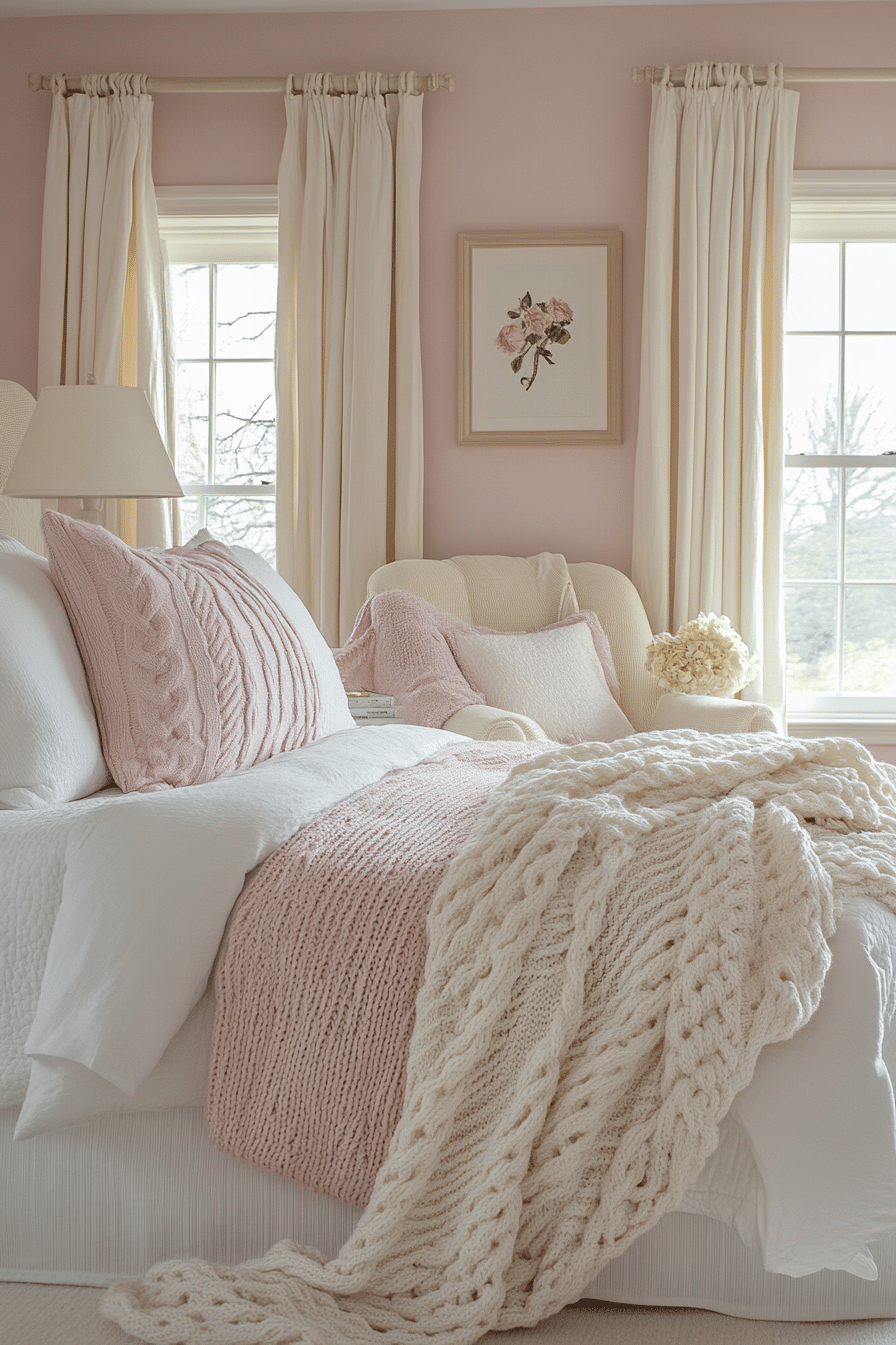 20 Pink and White Bedroom Ideas That Exude Softness and Sophistication