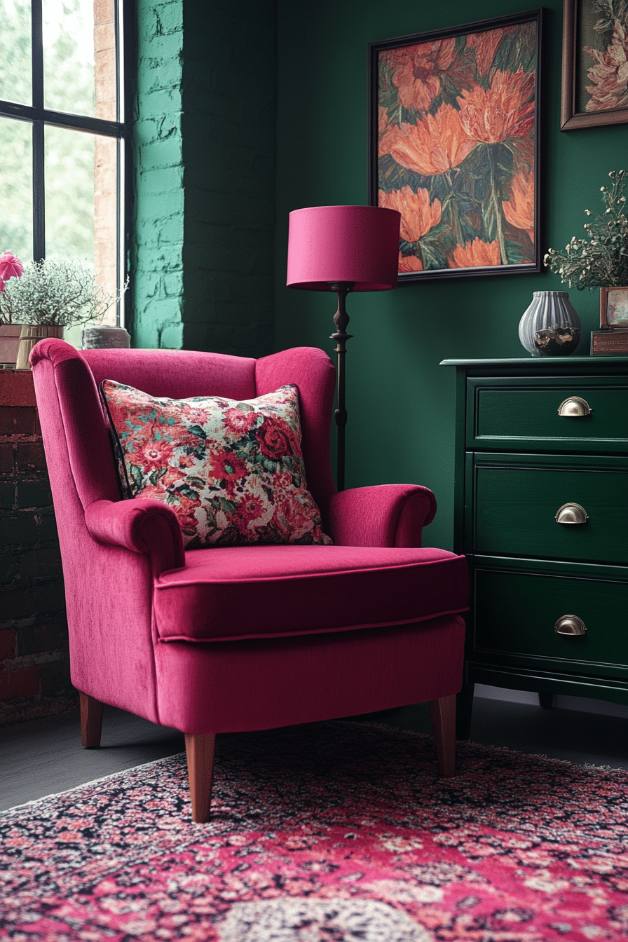 20 Green and Pink Bedroom Ideas for a Bold and Beautiful Design