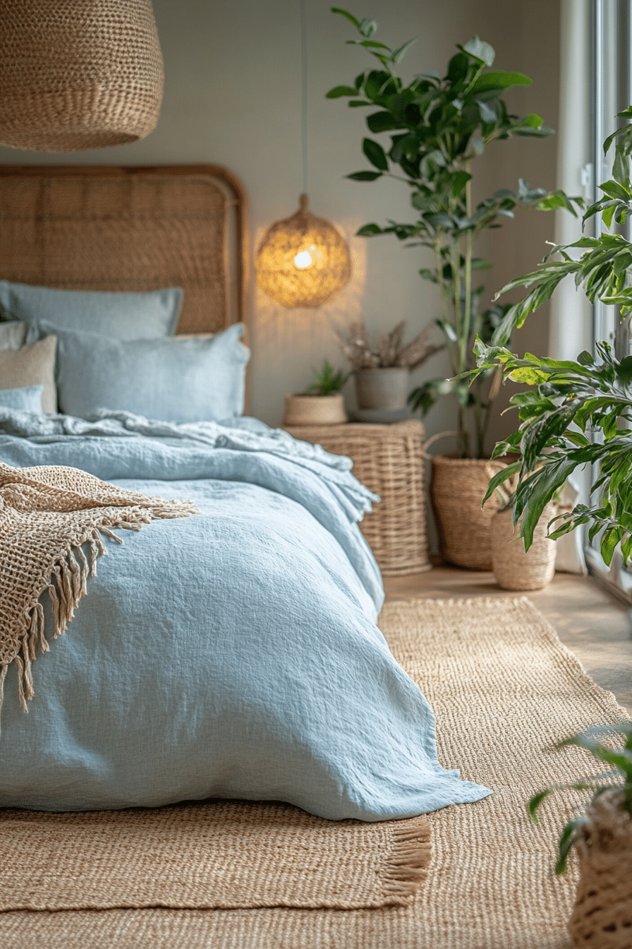 19 Light Blue Boho Bedroom Ideas for a Fresh and Inviting Aesthetic