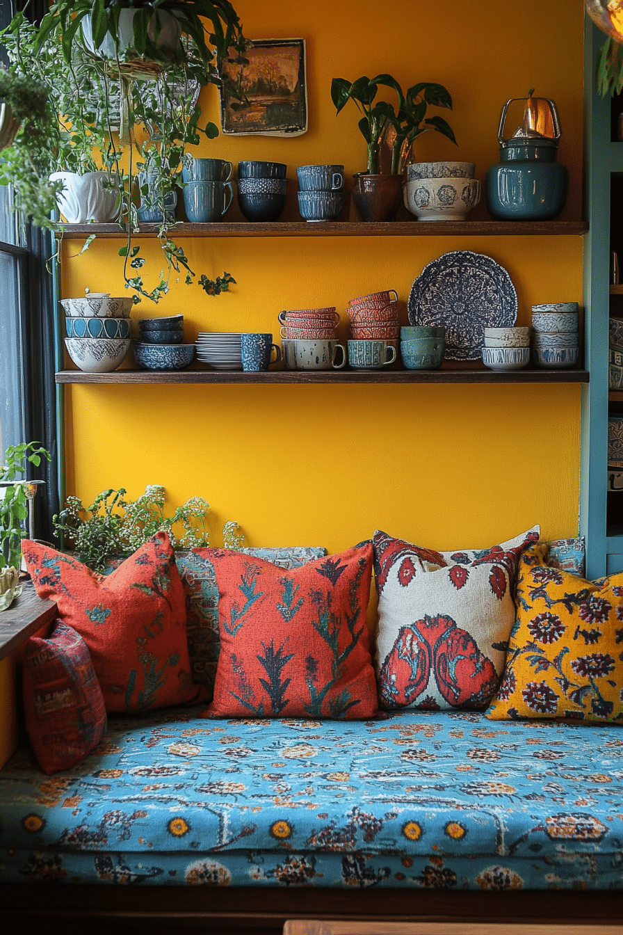 19 Colorful Boho Decor Ideas That Celebrate Bold Patterns