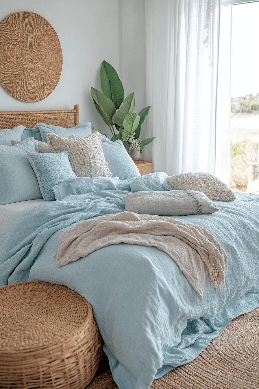 19 Light Blue Boho Bedroom Ideas for a Fresh and Inviting Aesthetic