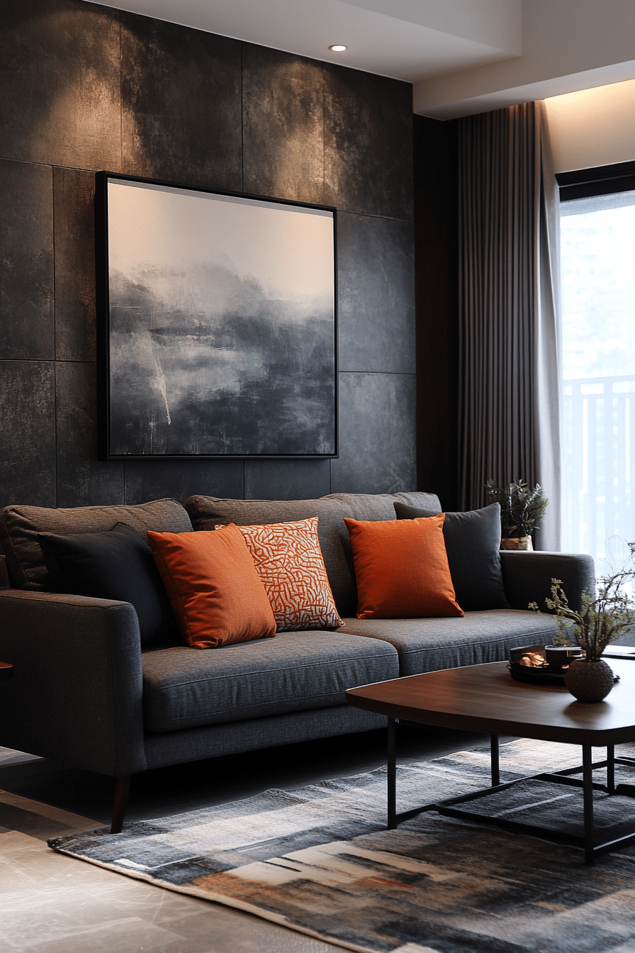 19 Dark Grey Couch Living Room Ideas to Create a Relaxing Ambiance