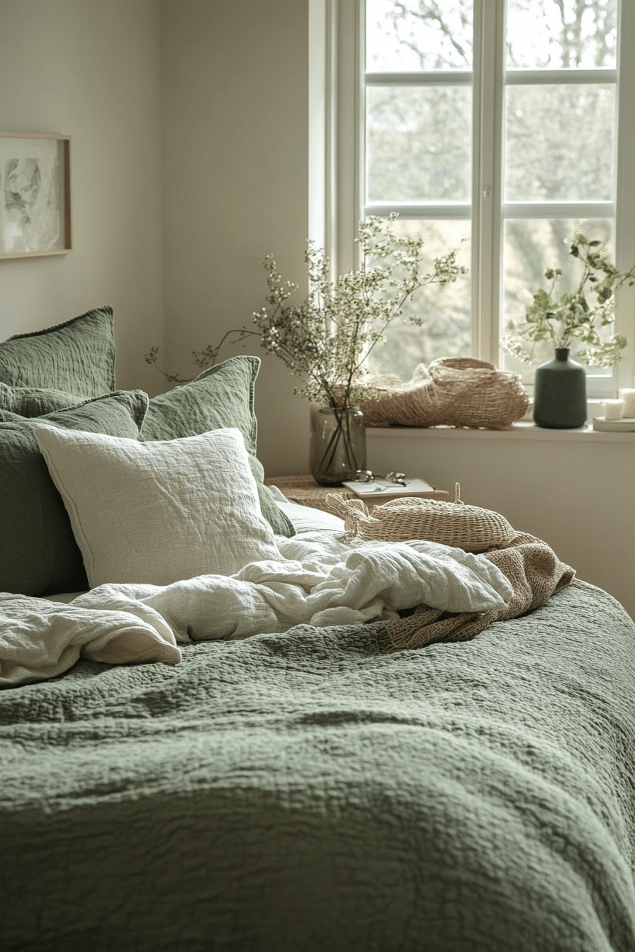 19 Sage Green Farmhouse Bedroom Ideas for a Relaxing Ambiance