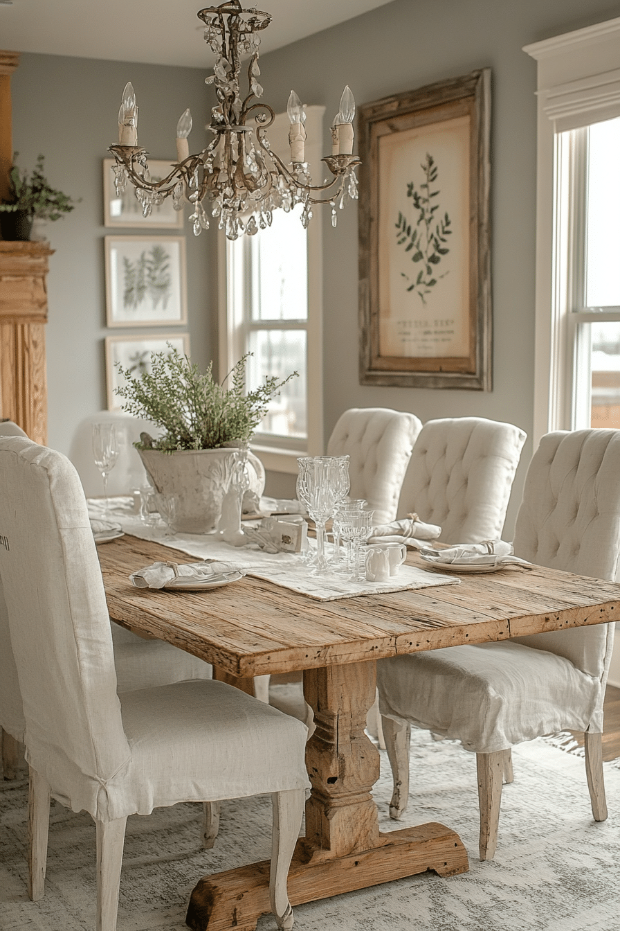 19 Shabby Chic Dining Room Ideas for a Budget-Friendly Transformation