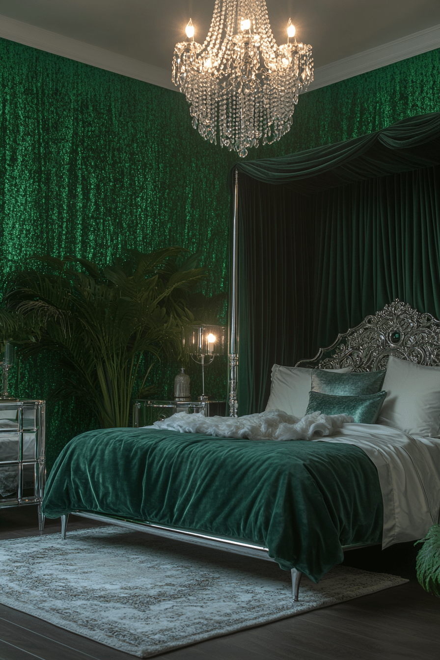 20 Emerald Green Art Deco Bedroom Ideas to Transform Your Bedroom into a Glamorous Haven