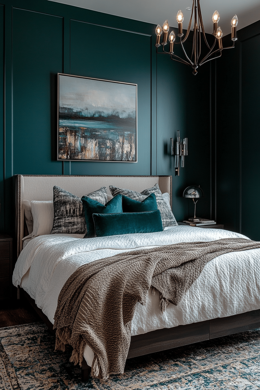 19 Dark Teal Bedroom Ideas for a Cozy and Dramatic Vibe