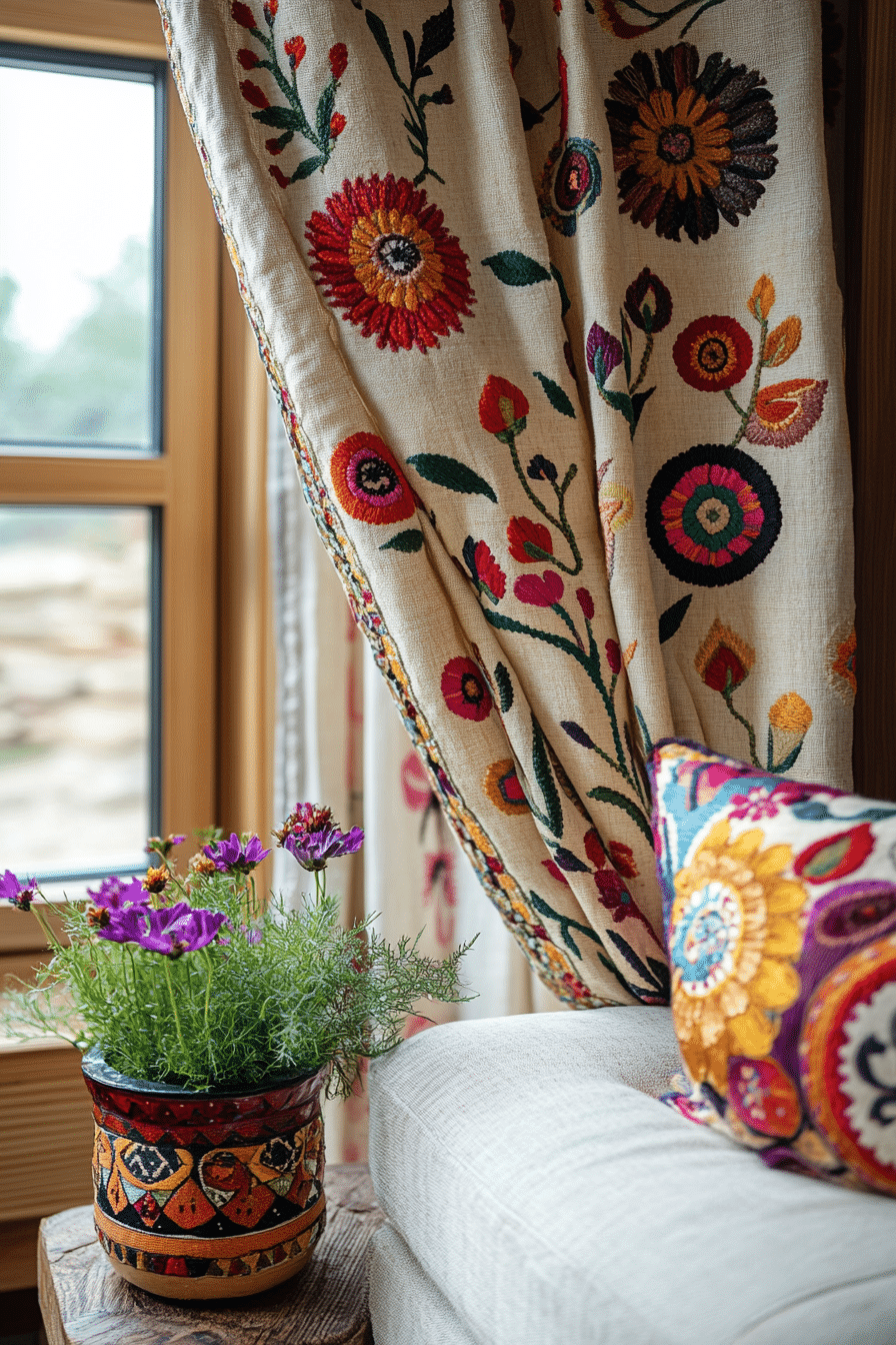 19 Boho Bedroom Curtain Ideas Perfect for Any Budget