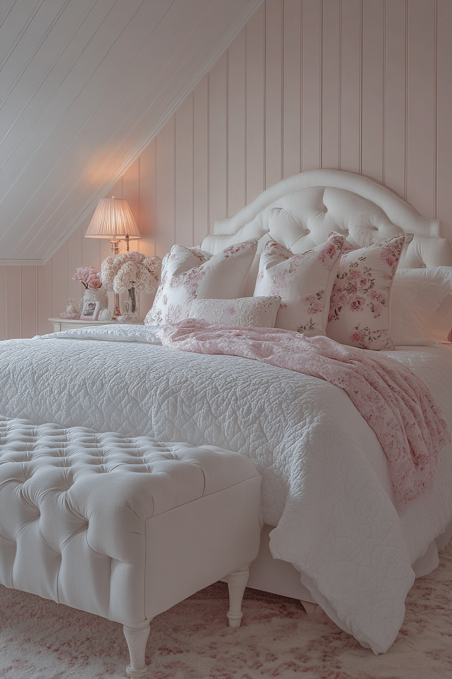 20 Pink and White Bedroom Ideas That Exude Softness and Sophistication