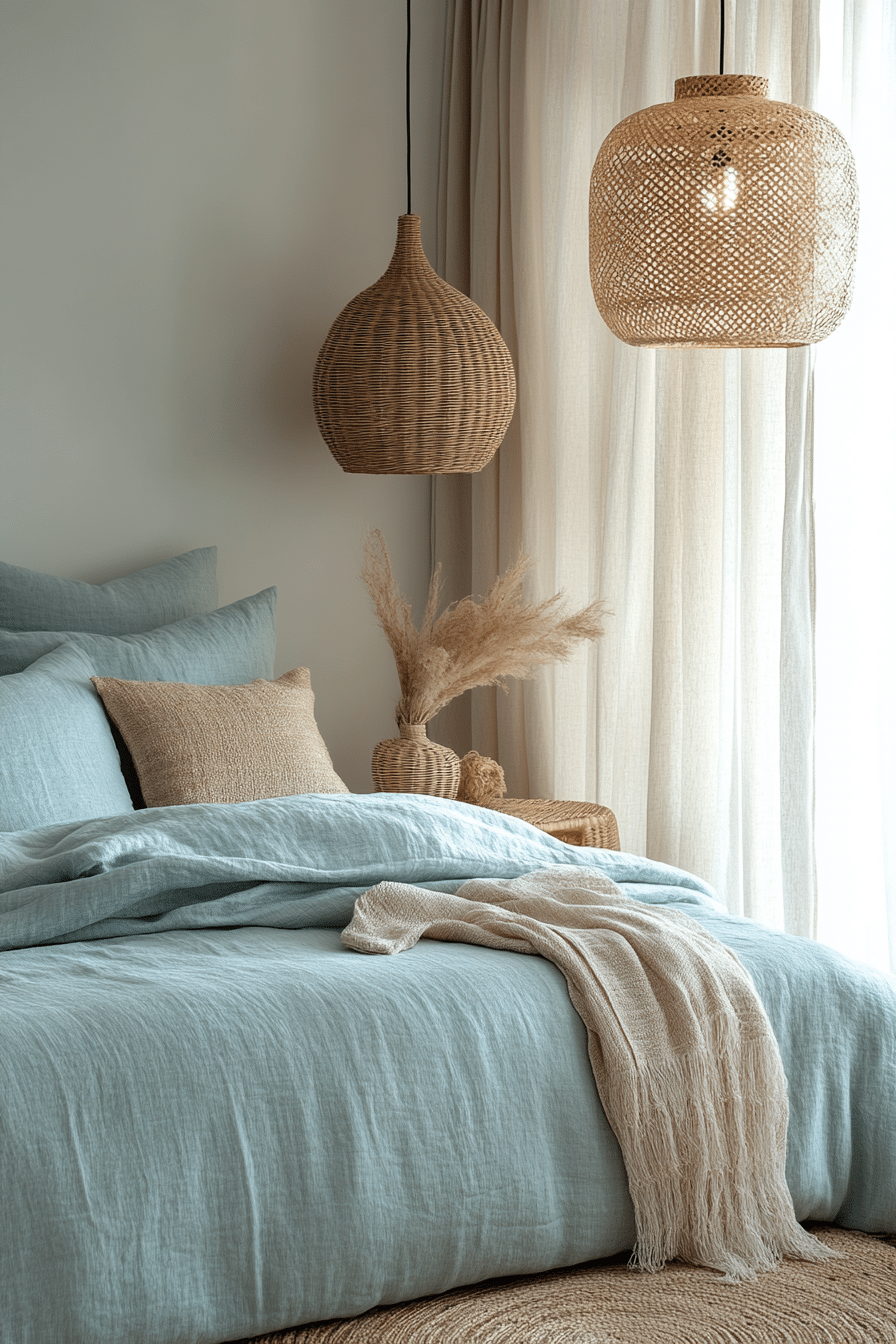 19 Light Blue Boho Bedroom Ideas for a Fresh and Inviting Aesthetic