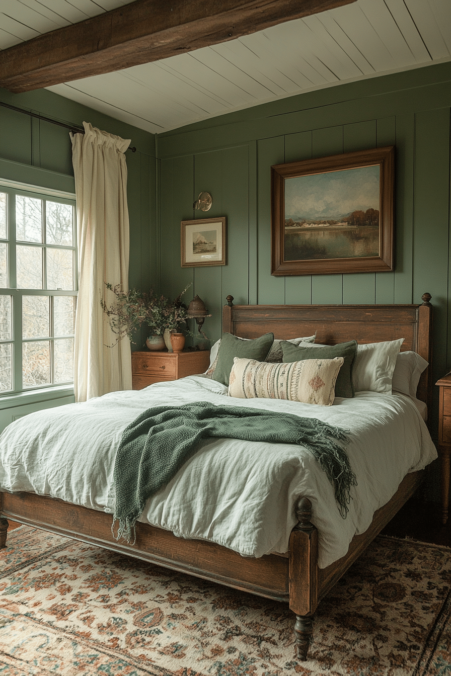 19 Sage Green Farmhouse Bedroom Ideas for a Relaxing Ambiance