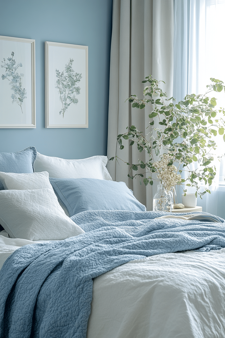 19 Minimal Blue Bedroom Ideas That Blend Elegance and Simplicity