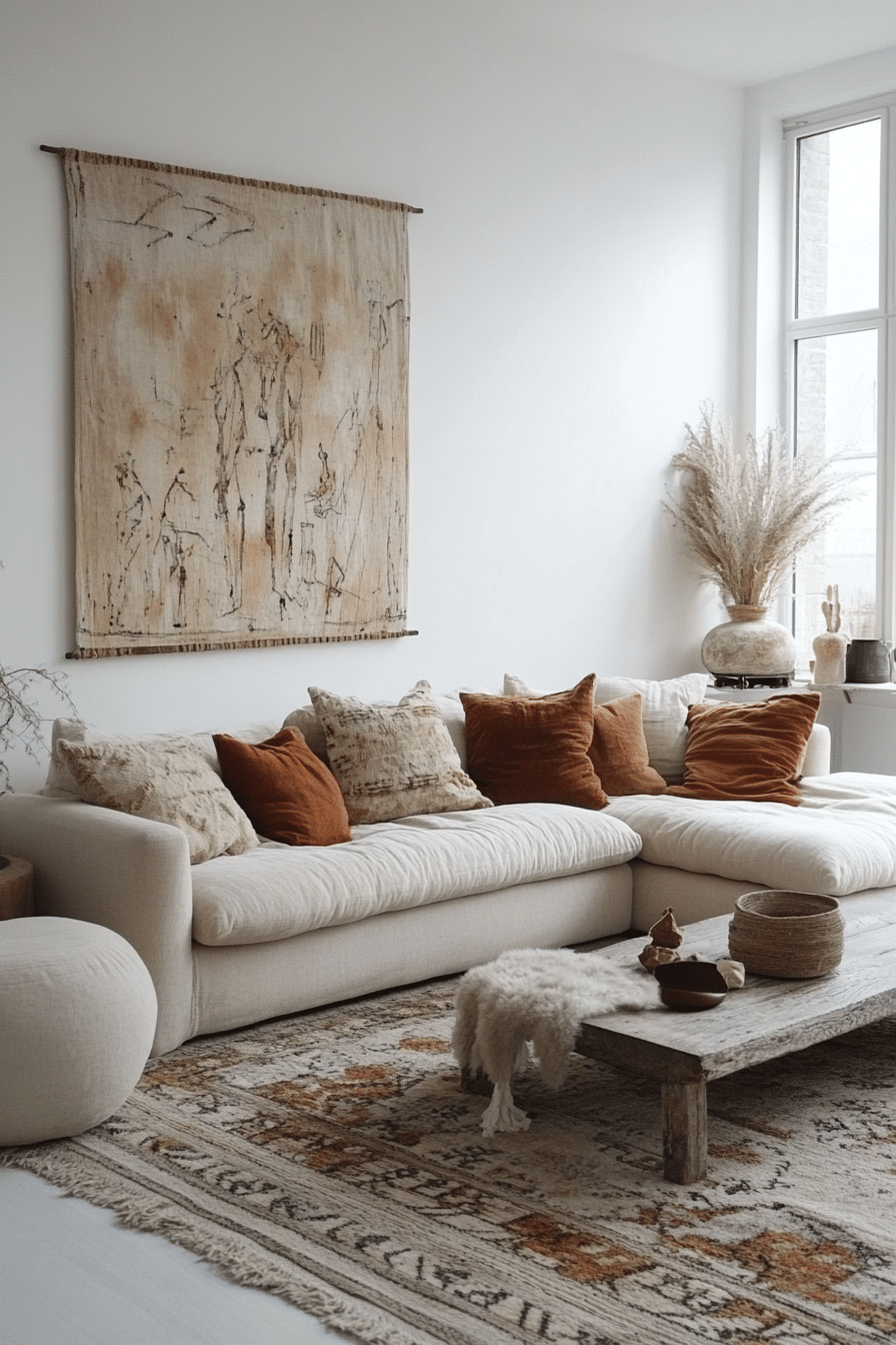 20 Scandi Boho Living Room Ideas to Transform Your Space into a Calm Sanctuary