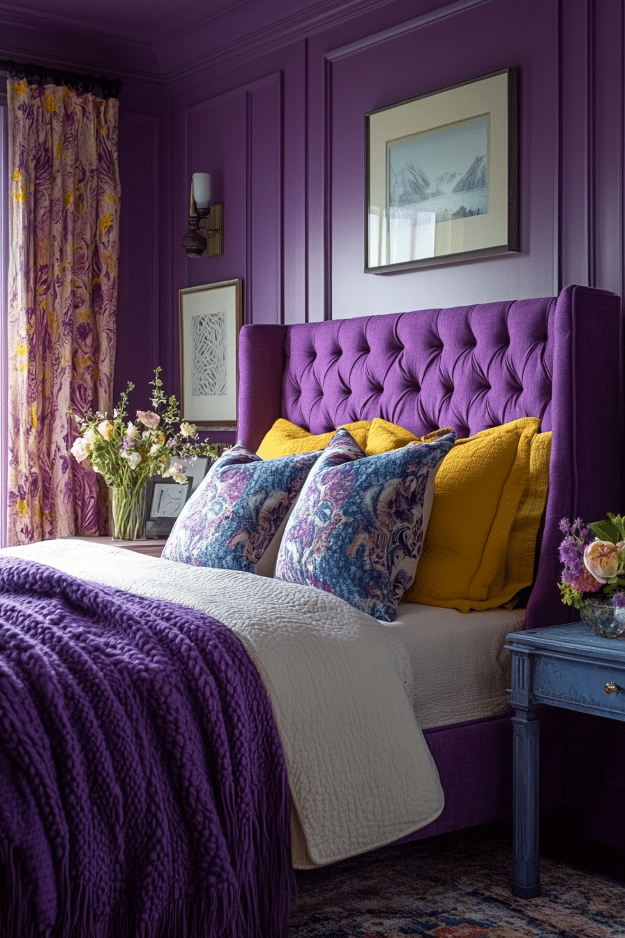 20 Purple Bedrooms That Combine Creativity and Timeless Beauty