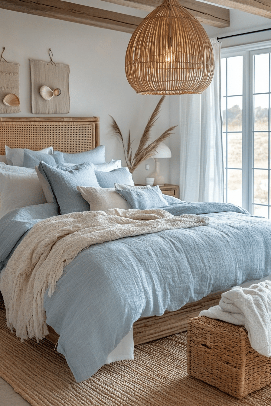 19 Light Blue Boho Bedroom Ideas for a Fresh and Inviting Aesthetic