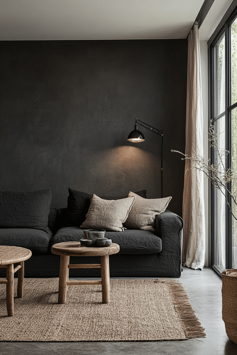 19 Dark Grey Couch Living Room Ideas to Create a Relaxing Ambiance