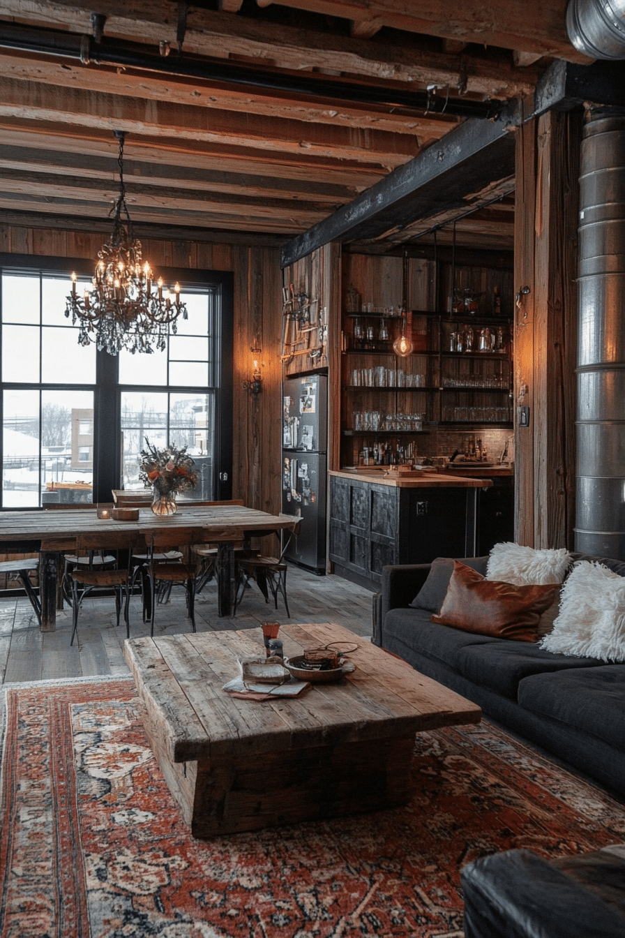 19 Industrial Farmhouse Living Room Ideas With Creative Decor Tips