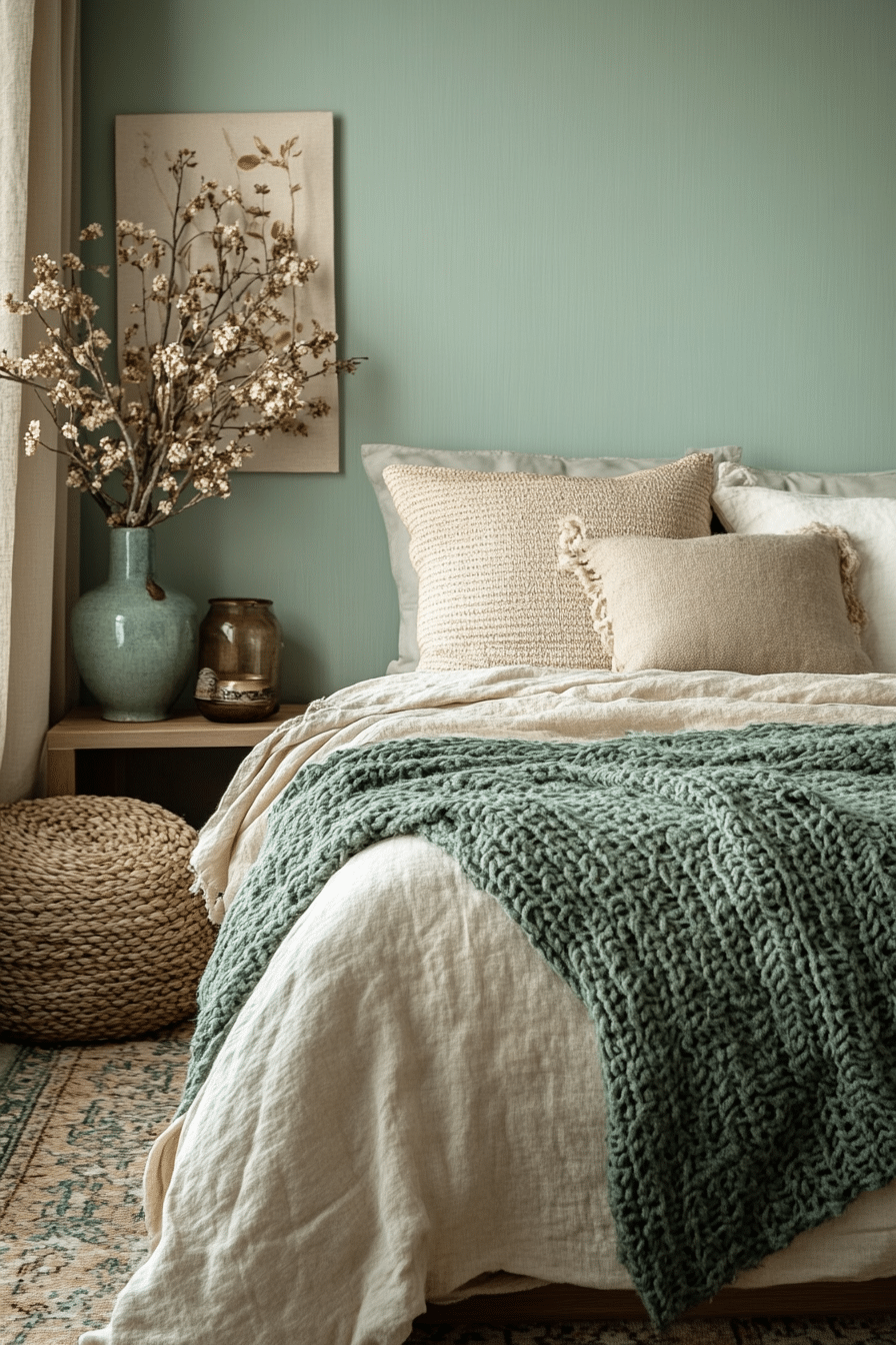 19 Sage Green Farmhouse Bedroom Ideas for a Relaxing Ambiance